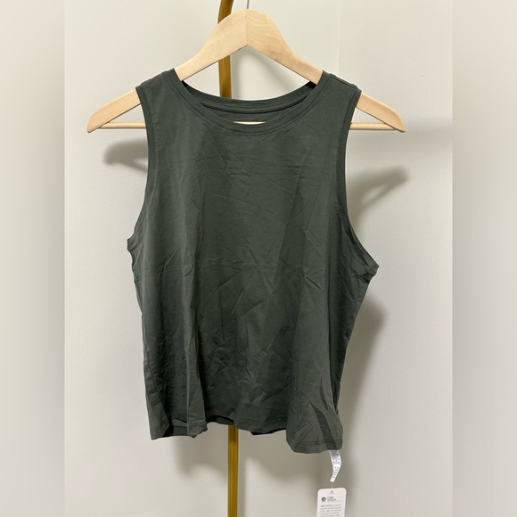 Pima Cotton Crop Tank Round Neck - Picture 4 of 6
